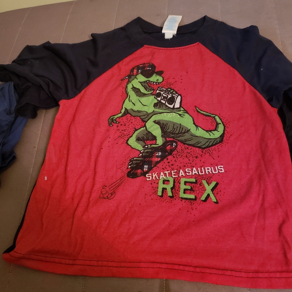 The children's place boys skatasourous rex tee